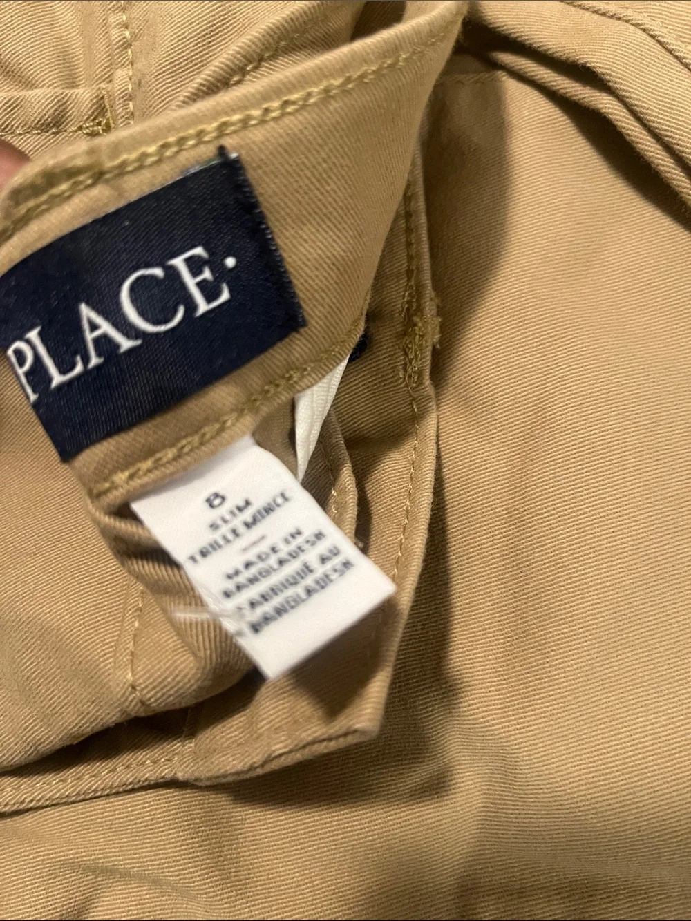 Children’s Place Boys Tan Stretch Chino Pants